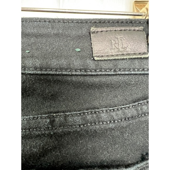 Lauren Ralph Lauren Black Skinny Jeans Women's Size 4 Petite Stretch Denim D16 - Picture 3 of 14